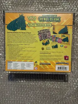 Pokemon Elite Trainer Box ETB Sword & Shield Rebel Clash Sealed New/with Case! - Image 2