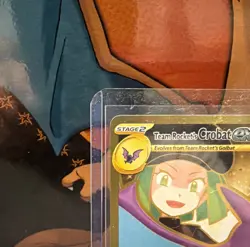 🔥Pokemon TCG - Destined Rivals “Team Rocket’s Crobat Ex” 242/182 Hyper Rare🔥✅ - Image 2