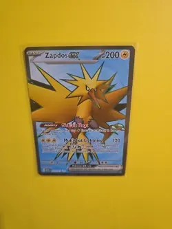 Pokemon TCG Zapdos ex Scarlet & Violet-151 192/165 Holo Ultra Rare - Image 3