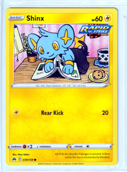 Shinx 039/159 Crown Zenith ENGLISH Common 2023 Near Mint Pokemon - Image 1