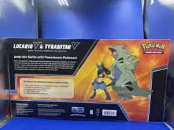 Pokemon TCG Lucario V & Tyranitar V Heavy Hitters Premium Collection New NIB 820650856716 - Image 5