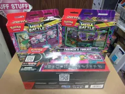 POKEMON MEGA GENGAR EX & DIANCIE EX BATTLE DECKS + TRAINER'S TOOLKIT - Image 1