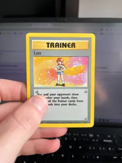 Lass 75/102 Pokemon Trading Card - Base Set - Lightly Played - Rare - English - Image 1