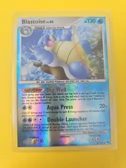 Blastoise 2/127 Platinum Rare Reverse Holo Pokemon Card WOTC 2009 EX - Image 1