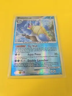 Blastoise 2/127 Platinum Rare Reverse Holo Pokemon Card WOTC 2009 EX - Image 2
