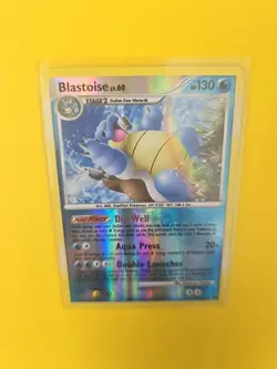 Blastoise 2/127 Platinum Rare Reverse Holo Pokemon Card WOTC 2009 EX - Image 3