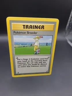 Pokemon - Pokemon Breeder - Non Holo - 76/102 - Base Set - Rare Trainer Card - Image 1