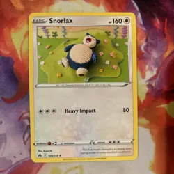 🚀 Snorlax - Rare - 109/159 - SWSH Crown Zenith - Pokemon TCG Card MINT - Image 1