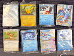 Lot (8) Pokemon 2025 Holiday Calendar Festive Stamped Promos Sealed Complete Set - Image 1