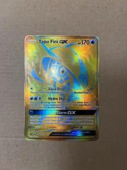 Tapu Fini GX SV92/SV94 FULL ART Shiny Vault Hidden Fates Pokemon Card PACK FRESH - Image 2