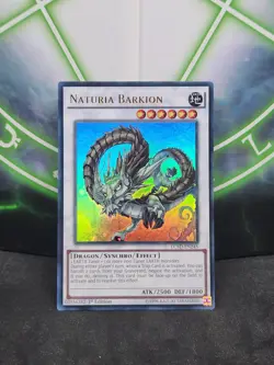 Yugioh Naturia Barkion LC5D-EN245 Ultra Rare 1st Edition NM - Image 1