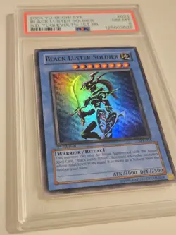 2004 YU-GI-OH! STARTER DECK YUGI Black Luster Soldier 1st Edition SYE-024 PSA 8 - Image 2