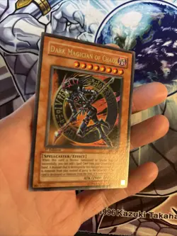 (79) Dark Magician of Chaos IOC-065 1st Edition Ultra Rare Yugioh LP - Image 2