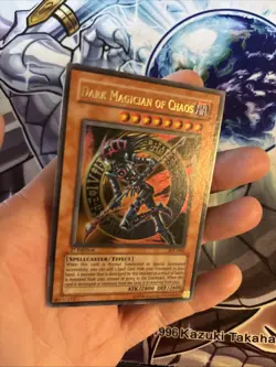 (79) Dark Magician of Chaos IOC-065 1st Edition Ultra Rare Yugioh LP - Image 3