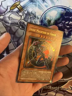 (79) Dark Magician of Chaos IOC-065 1st Edition Ultra Rare Yugioh LP - Image 4