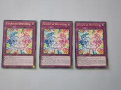 Yugioh! 3x Trickstar Diffusion MZTM-EN030 Rare 1st Ed NM - Image 1