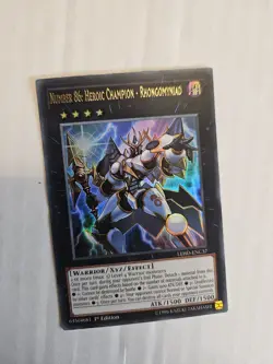 Yu-Gi-Oh Number 86: Heroic Champion Rhongomyniad LEHD-ENC37 Ultra Rare - 1st Ed - Image 2