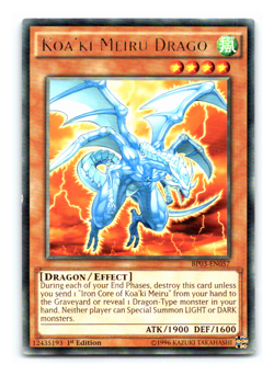 Koa'ki Meiru Drago - BP03-EN057 - Rare - 1st Edition Yugioh - Image 1