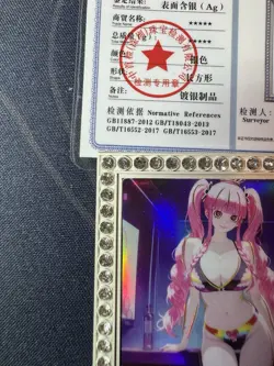 Bartender Perona Diamond Card Silver Metal Bikini Waifu Doujin One Piece - Image 2