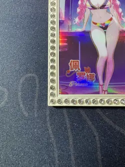 Bartender Perona Diamond Card Silver Metal Bikini Waifu Doujin One Piece - Image 5