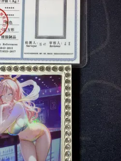 Bartender Shirahoshi Diamond Card Silver Metal Bikini Waifu Doujin One Piece - Image 3