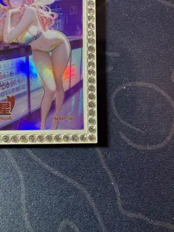 Bartender Shirahoshi Diamond Card Silver Metal Bikini Waifu Doujin One Piece - Image 4