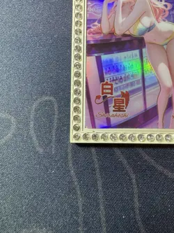 Bartender Shirahoshi Diamond Card Silver Metal Bikini Waifu Doujin One Piece - Image 5