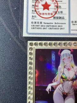 Bartender Yamato Diamond Card Silver Metal Bikini Waifu Doujin One Piece - Image 2