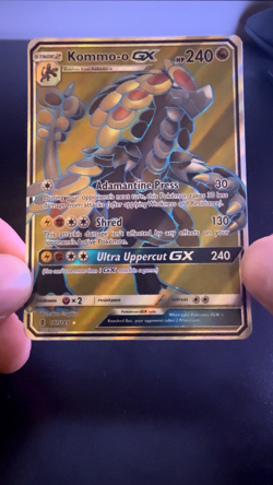 Pokemon Card - Kommo-O GX - SM Guardians Rising - Full Art - 141/145 - LP - Image 2