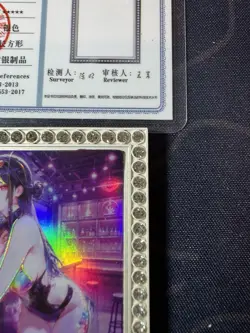 Bartender Robin Diamond Card Silver Metal Waifu Doujin Case Prize One Piece - Image 3
