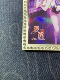 Bartender Robin Diamond Card Silver Metal Waifu Doujin Case Prize One Piece - Image 5