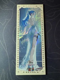 Elegant Vivi Metal Card Blue Dress Waifu Doujin Case Prize One Piece CCG - Image 1