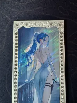 Elegant Vivi Metal Card Blue Dress Waifu Doujin Case Prize One Piece CCG - Image 2