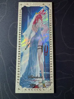 Elegant Shirahoshi Metal Card Beautiful Waifu Doujin Case Prize One Piece CCG - Image 1