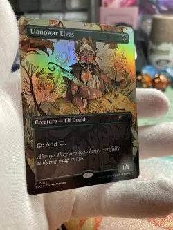 Llanowar Elves-MTG-Secret Lair- Encyclopedia Of Magic -🪄✨Nm Foil ✨ - Image 1