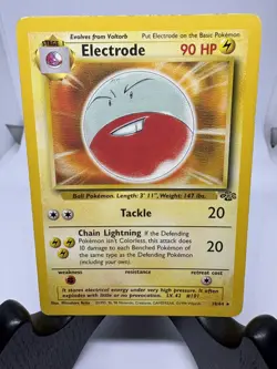 Pokemon TCG Electrode 18/64 Jungle Unlimited Rare LP AND Voltorb 67/102 Base Set - Image 2
