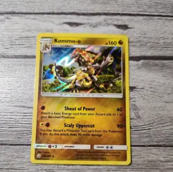 Kommo-o 163/236 Holo Rare Pokemon 2019 Cosmic Eclipse - LP/NM - Image 1