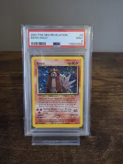 Pokemon TCG Entei Neo Revelations Holo Rare PSA 9 - Image 1