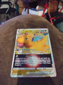 Pokemon TCG Dragonite VSTAR Pokemon GO 050/078 Holo Ultra Rare - Image 3