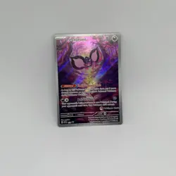 Pecharunt SVP 129 Black Star Promo Card Shrouded Fable Pokemon Center Stamped - Image 1