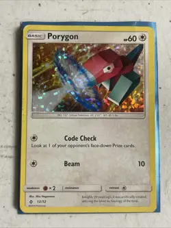 Pokemon TCG Porygon 12/12 McDonalds Collection 2018 Holo HP - Image 1