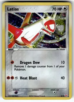 Latias 4/10 EX Trainer Kit 1: Latias & Latios MP Pokemon Card TCG - Image 1