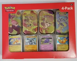 Pokemon TCG Scarlet & Violet 151 Mini Tin 4-Pack Lot of 2 Sam’s Club Sealed - Image 3