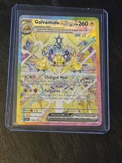 Pokemon TCG Galvantula EX Stellar Crown Card 168/142 Special Illustration Rare - Image 1