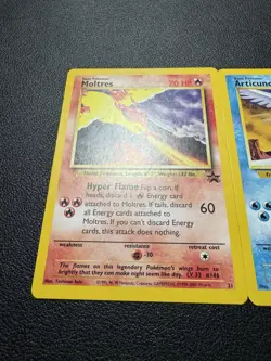 Articuno Zapdos Moltres 21 22 23 Insert 1999 Black Star Promo Pokemon Card LP-NM - Image 2
