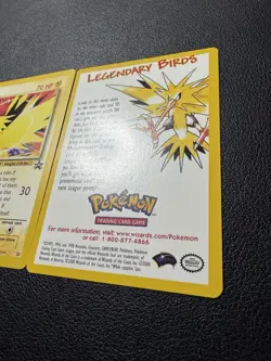 Articuno Zapdos Moltres 21 22 23 Insert 1999 Black Star Promo Pokemon Card LP-NM - Image 5