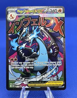 Pokemon TCG Phantasmal Flames UPC MEGA CHARIZARD X EX #23 PROMO MINT #023 - Image 1