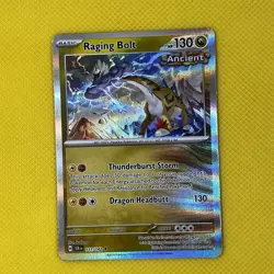 Raging Bolt 111/142 Rare Holo Stellar Crown Pokemon Card NM - Image 1
