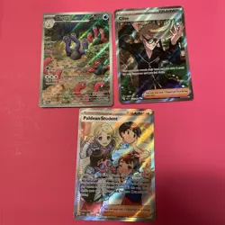 Paldean Fates Ultra Rare Full Art Set Bundle (3 Cards) NM Pokemon TCG - Image 1