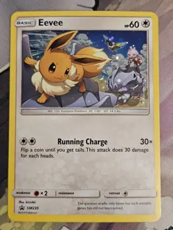 Eevee SM235 Sun & Moon Holo Promo Pokemon LP - Image 1